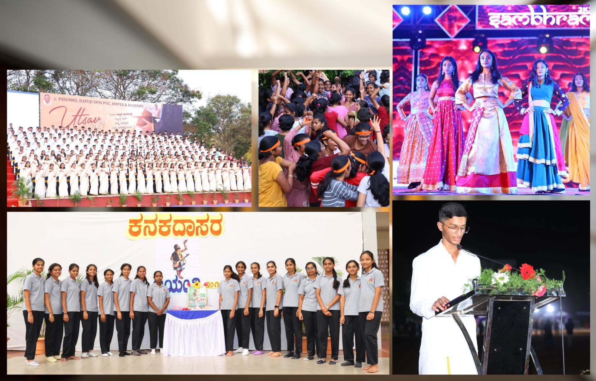 Utsav and Sambhrama cultural events at Bapuji SPSS PU College